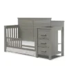 Sorelle Farmhouse Crib & Changer - Weathered Gray