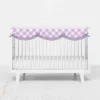 Bacati - Watercolor Floral Purple Gray Long Side Crib Rail Guard Cover -Love To Dream Baby Shop GUEST 833885cf 12d1 4eda 82a9 b459821538b8