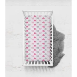 Bacati - Elephants Pink/Gray Muslin 100 Percent Cotton Universal Baby US Standard Crib Or Toddler Bed Fitted Sheet 7 Bacati - Elephants Pink/Gray Muslin 100 Percent Cotton Universal Baby US Standard Crib Or Toddler Bed Fitted Sheet -Love To Dream Baby Shop GUEST 835bd3ee b690 4a7f 8936 c46816330e83