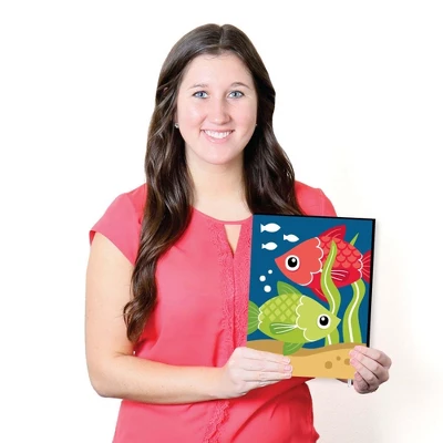 Big Dot Of Happiness Let's Go Fishing - Fish Themed Nursery Wall Art And Kids Room Decor - 7.5 X 10 Inches - Set Of 3 Prints 6 Big Dot Of Happiness Let's Go Fishing - Fish Themed Nursery Wall Art And Kids Room Decor - 7.5 X 10 Inches - Set Of 3 Prints - Image 4