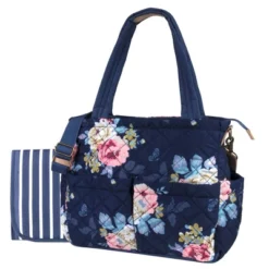Baby Essentials Quilted Floral Tote