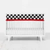 Bacati - Lumberjack Red/Black/Gray Boys Cotton Long Crib Rail Guard Cover -Love To Dream Baby Shop GUEST 844fc184 085b 4946 8d0a 818eede1c520