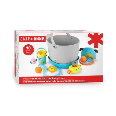 Skip Hop Moby Fun-Filled Baby Bath Toy & Bucket Gift Set - 2pc 3 Skip Hop Moby Fun-Filled Baby Bath Toy & Bucket Gift Set - 2pc
