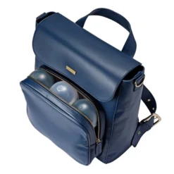JJ Cole Vegan Leather Brookmont Backpack Diaper Bag - Oxford Navy -Love To Dream Baby Shop GUEST 86cd9c3d b923 42e4 9b31 5f0d6d7cde6d