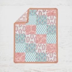 Bacati - Paisley Sophia Coral Aqua 3 Pc Crib Bedding Set 10 Bacati - Paisley Sophia Coral Aqua 3 Pc Crib Bedding Set -Love To Dream Baby Shop GUEST 88c7f516 59a3 4f3b 8b21 a5681d88aed7 1