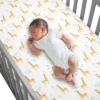 Lambs & Ivy Signature Giraffe Organic Cotton Fitted Crib Sheet - White/Yellow 1 Lambs & Ivy Signature Giraffe Organic Cotton Fitted Crib Sheet - White/Yellow -Love To Dream Baby Shop GUEST 896fcf66 c76d 4e4f a215 be163fbb1262