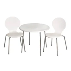 3pc Kids' Table And Chair Set With Chrome Legs - Gift Mark -Love To Dream Baby Shop GUEST 89cbc400 7f99 419f bbaf f9fd935fd0ab