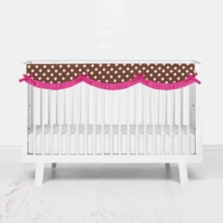 Bacati - Butterflies/Ladybugs Long Crib Rail Guard Cover Pink/Chocolate 9 Bacati - Butterflies/Ladybugs Long Crib Rail Guard Cover Pink/Chocolate -Love To Dream Baby Shop GUEST 90a385c6 e998 43ab b871 5f8f8131a3b7