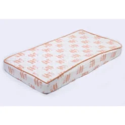Bacati - Olivia Coral Feathers Quilted Muslin Changing Pad Cover -Love To Dream Baby Shop GUEST 91f2fb9b ebfa 4ba7 9a49 e87b5db45afa