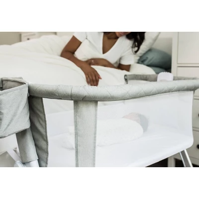 Baby Delight Beside Me Dreamer Deluxe Bassinet And Bedside Sleeper - Quilted Pebble Gray 10 Baby Delight Beside Me Dreamer Deluxe Bassinet And Bedside Sleeper - Quilted Pebble Gray - Image 8