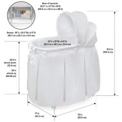 Badger Basket Wishes Oval Bassinet -Love To Dream Baby Shop GUEST 93c53299 52e8 4c1a bd01 ffda9196a410