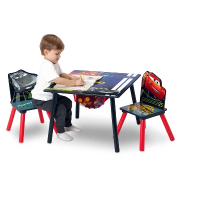 Disney Pixar Cars Kids' Table And Chair Set With Storage - Delta Children 4 Disney Pixar Cars Kids' Table And Chair Set With Storage - Delta Children - Image 2