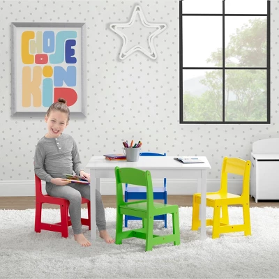 Delta Children MySize Kids' Table With 4 Chairs - Greenguard Gold Certified 4 Delta Children MySize Kids' Table With 4 Chairs - Greenguard Gold Certified - Image 2