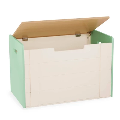 Tidy Wooden Toybox Ivory/Mint Green - B. Spaces 7 Tidy Wooden Toybox Ivory/Mint Green - B. Spaces - Image 5