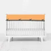 Bacati - Solid Aqua/Orange/Gray Long Crib Rail Guard Cover -Love To Dream Baby Shop GUEST 966745b1 d7cd 46d8 ab5a 338995c5ec56