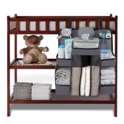 LA Baby Diaper Caddy And Nursery Organizer For Baby's Essentials - Gray -Love To Dream Baby Shop GUEST 96edecf4 ff75 4d23 a189 383067fd9767