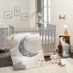 Lambs & Ivy Goodnight Moon White/Gray Changing Pad Cover - Moons/Stars 9 Lambs & Ivy Goodnight Moon White/Gray Changing Pad Cover - Moons/Stars -Love To Dream Baby Shop GUEST 9763b016 cc1c 48be aa9a 400bab93548b