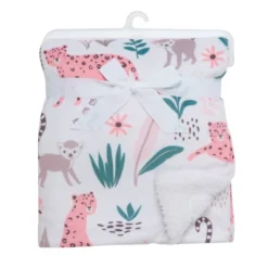 Lambs & Ivy Enchanted Safari Animals White Ultra Soft Jungle Baby Blanket -Love To Dream Baby Shop GUEST 9766e57c 2932 482b a2b4 48217616584c
