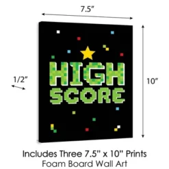 Big Dot Of Happiness Game Zone - Nursery Wall Art And Pixel Video Game Kids Room Decorations - Gift Ideas - 7.5 X 10 Inches - Set Of 3 Prints 9 Big Dot Of Happiness Game Zone - Nursery Wall Art And Pixel Video Game Kids Room Decorations - Gift Ideas - 7.5 X 10 Inches - Set Of 3 Prints -Love To Dream Baby Shop GUEST 97822bee 200a 4e07 8bb7 0fe08c050a55
