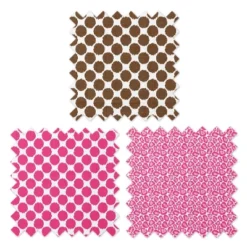 Bacati - Ikat Pink/Chocolate Swaddling Muslin Blankets Set Of 4 -Love To Dream Baby Shop GUEST 978e8faa 676f 4608 94a5 33257abe26aa