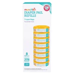 Munchkin Arm & Hammer Diaper Pail Refill Rings - 8pk -Love To Dream Baby Shop GUEST 97be16a8 50f6 465c 8090 002ec5d8855d