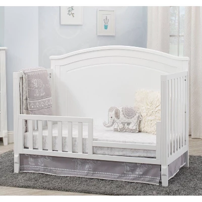 Sorelle Berkley Round Top Panel Standard Full-Sized Crib White 3 Sorelle Berkley Round Top Panel Standard Full-Sized Crib White