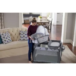Graco Pack 'N Play Quick Connect Portable Bassinet Playard - Alex -Love To Dream Baby Shop GUEST 998c9591 fdc7 4f42 a563 c0bc7b4a8919