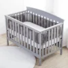 BreathableBaby Breathable Mesh Crib Liner - Deluxe Embroidered Collection - Gray Links 1 BreathableBaby Breathable Mesh Crib Liner - Deluxe Embroidered Collection - Gray Links -Love To Dream Baby Shop GUEST 9a2ae486 837a 45c5 a228 d037b897e20e