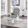Suite Bebe Madison Glider & Ottoman - White/Oyster -Love To Dream Baby Shop GUEST 9a64c3e8 152f 495c ba5e 2a107e7d86a8