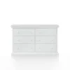 Suite Bebe Celeste 6 Drawer Double Dresser - White