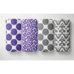 Bacati - Ikat Dots Leopard Purple Grey Muslin Girls 10 Pc Crib Set With Wall Hangings & Mobile 15 Bacati - Ikat Dots Leopard Purple Grey Muslin Girls 10 Pc Crib Set With Wall Hangings & Mobile -Love To Dream Baby Shop GUEST 9bc9d221 6884 4750 bf1c 59705eb6c446