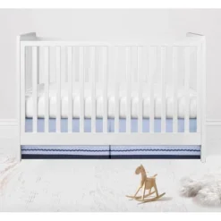 Bacati - Little Sailor Anchor Boat Blue Navy 6 Pc Crib Bedding Set With Long Rail Guard Cover 17 Bacati - Little Sailor Anchor Boat Blue Navy 6 Pc Crib Bedding Set With Long Rail Guard Cover -Love To Dream Baby Shop GUEST 9c0475f4 29b5 4e2d 931f 9591c99e18c4