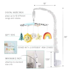 The Peanutshell Blue Look Up Musical Mobile For Boys And Girls -Love To Dream Baby Shop GUEST 9cad545d 39d1 4beb b966 f7439c47b7c5