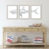 Americanflat 16" X 20" Lightwood Nursery Shark Illustration By Jetty Home - 3 Piece Gallery Framed Print Art Set -Love To Dream Baby Shop GUEST a067f7ee dda6 4473 9065 1d90e6b3eef1