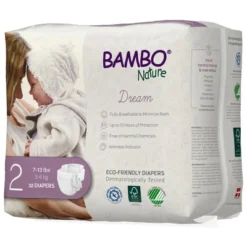 Bambo Nature Baby Baby Diaper Size 2, 7 To 13 Lbs. 1000016924, 96 Ct -Love To Dream Baby Shop GUEST a1e34001 6c2d 4de6 a69a cef50cb81108 1