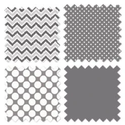 Bacati - Mix N Match Chevron/Dots Crib Rail Guard Set Of 2 Covers White/Gray -Love To Dream Baby Shop GUEST a2acd31b eaa6 4791 b5b2 f9d279d0c93e 1