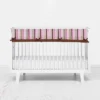 Bacati - Mod Dots/Stripes Long Crib Rail Guard Cover Pink/Chocolate -Love To Dream Baby Shop GUEST a3107260 d296 4132 a808 b3d6c9cdafcd