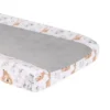 Lambs & Ivy Painted Forest White Minky Changing Pad Cover
