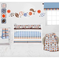 Bacati - Mod Sports Blue Crib Or Toddler Bed Skirt 9 Bacati - Mod Sports Blue Crib Or Toddler Bed Skirt -Love To Dream Baby Shop GUEST a78a5e0b e827 4983 919f 32710d2d1b66