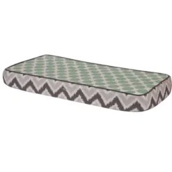 Bacati - Ikat Zigzag Mint Dots Muslin Changing Pad Cover -Love To Dream Baby Shop GUEST aae47fc6 346c 44bc a788 55c77875d881