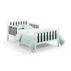 Olive & Opie Twain Toddler Bed - White/Black -Love To Dream Baby Shop GUEST acd096a6 0698 41f4 bdb8 d3b24abe78d5