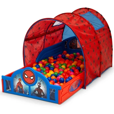 Delta Children Marvel Spider-Man Sleep And Play Toddler Bed With Tent 8 Delta Children Marvel Spider-Man Sleep And Play Toddler Bed With Tent - Image 6