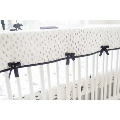 Crib Liner My Baby Sam Black 3 Crib Liner My Baby Sam Black