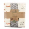 Touched By Nature Baby Boy Organic Cotton Swaddle Wraps, Fox, 0-3 Months 2 Touched By Nature Baby Boy Organic Cotton Swaddle Wraps, Fox, 0-3 Months -Love To Dream Baby Shop GUEST b275f349 1f7e 40e6 83d4 aa4971c35bbb