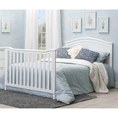 Sorelle Berkley Round Top Panel Standard Full-Sized Crib White 5 Sorelle Berkley Round Top Panel Standard Full-Sized Crib White - Image 3