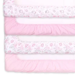 The Peanutshell Fitted Crib Sheets For Girls - Pink/White Woodland Floral - 4pk 19 The Peanutshell Fitted Crib Sheets For Girls - Pink/White Woodland Floral - 4pk -Love To Dream Baby Shop GUEST b56b6438 8197 4ef6 94d3 d468b40f405d