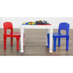 3pc 2 In 1 Square Activity Table With 2 Chairs Blue/Red - Humble Crew 15 3pc 2 In 1 Square Activity Table With 2 Chairs Blue/Red - Humble Crew -Love To Dream Baby Shop GUEST b590a766 002a 4b7f a59d ecc81694b07e