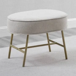 Delta Children Ella Ottoman With LiveSmart Evolve Fabric