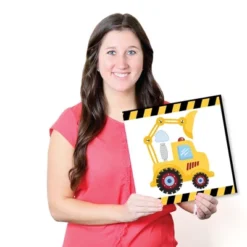 Big Dot Of Happiness Construction Truck - Kids Room, Nursery Decor And Home Decor - 11 X 11 Inches Nursery Wall Art - Set Of 4 Prints For Baby's Room -Love To Dream Baby Shop GUEST b6b8c7b6 f479 45fa a3e3 d4431a53fdb3