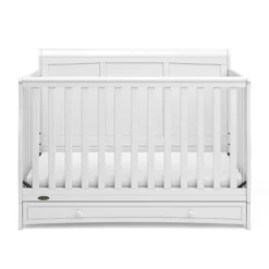 Graco Asheville 5-in-1 Convertible Crib With Drawer - White -Love To Dream Baby Shop GUEST b867450a 2135 43d2 a56b 7366f45d9c16